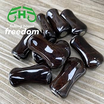 ★ゆーき！フィッシング　ハンドル★ Amazon | 【FHF】ウッド ハンドルノブ パドル形 黒檀 F-09